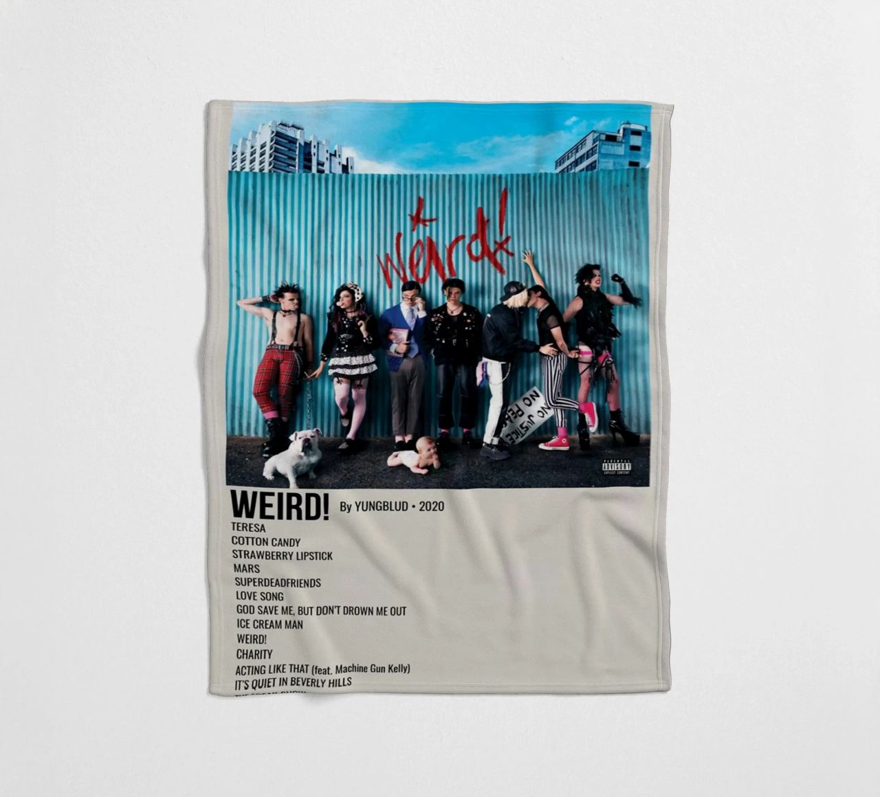 WEIRD! By YUNGBLUD 2020 coperta in pile da SoundStudio