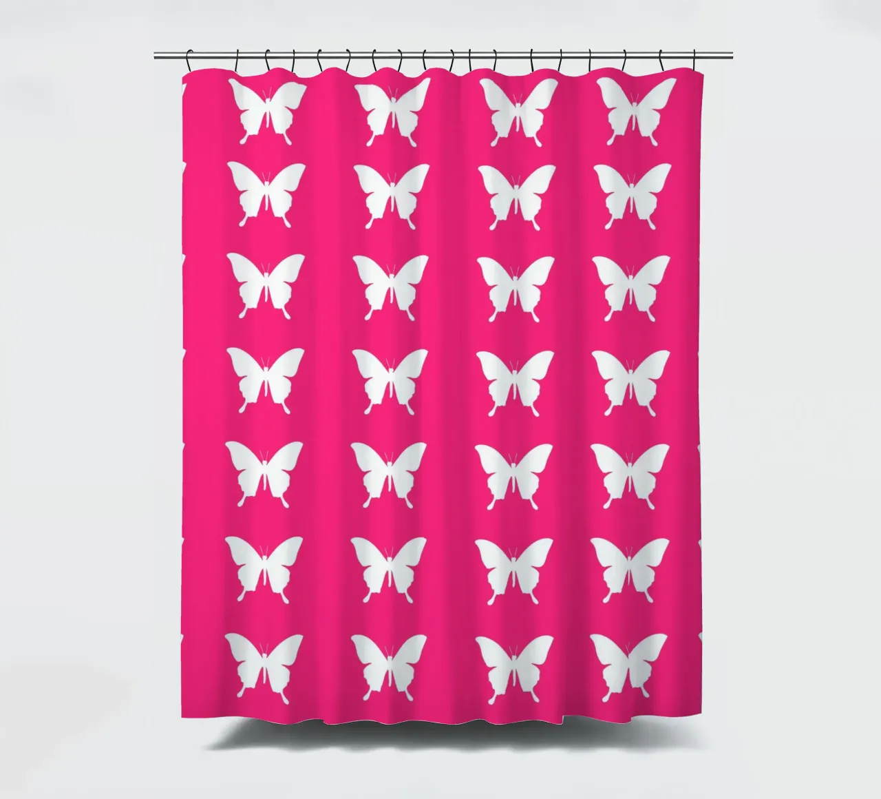 Monarch butterflies pattern tenda da doccia da baobabprintstore