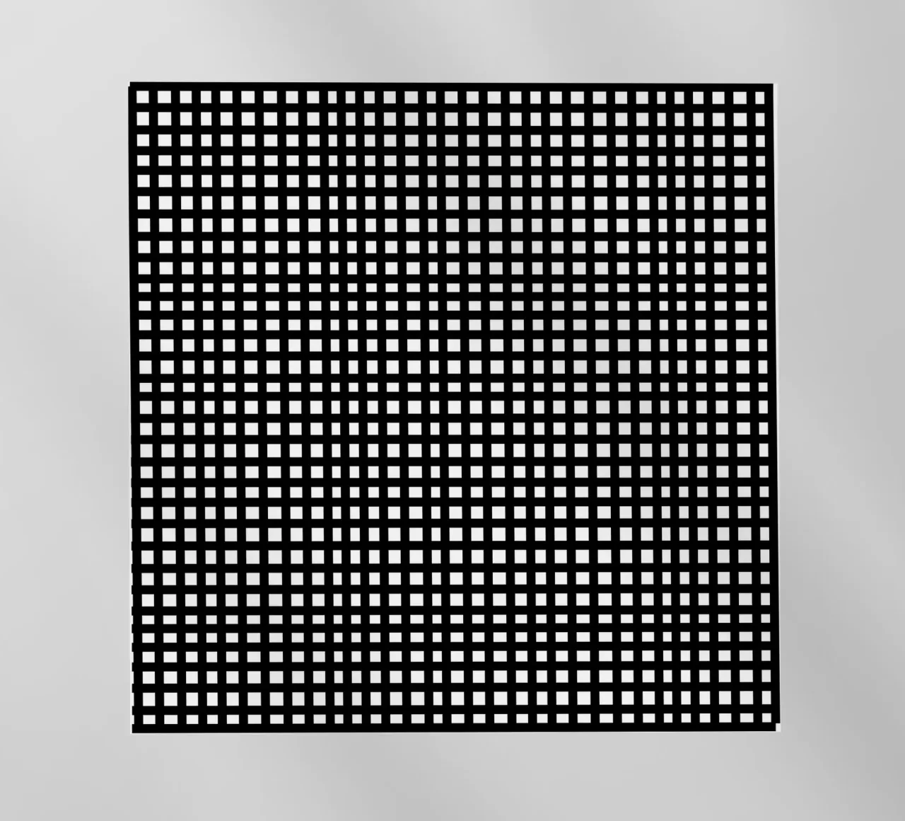 Black square mesh grid lámina retroiluminada de baobabprintstore