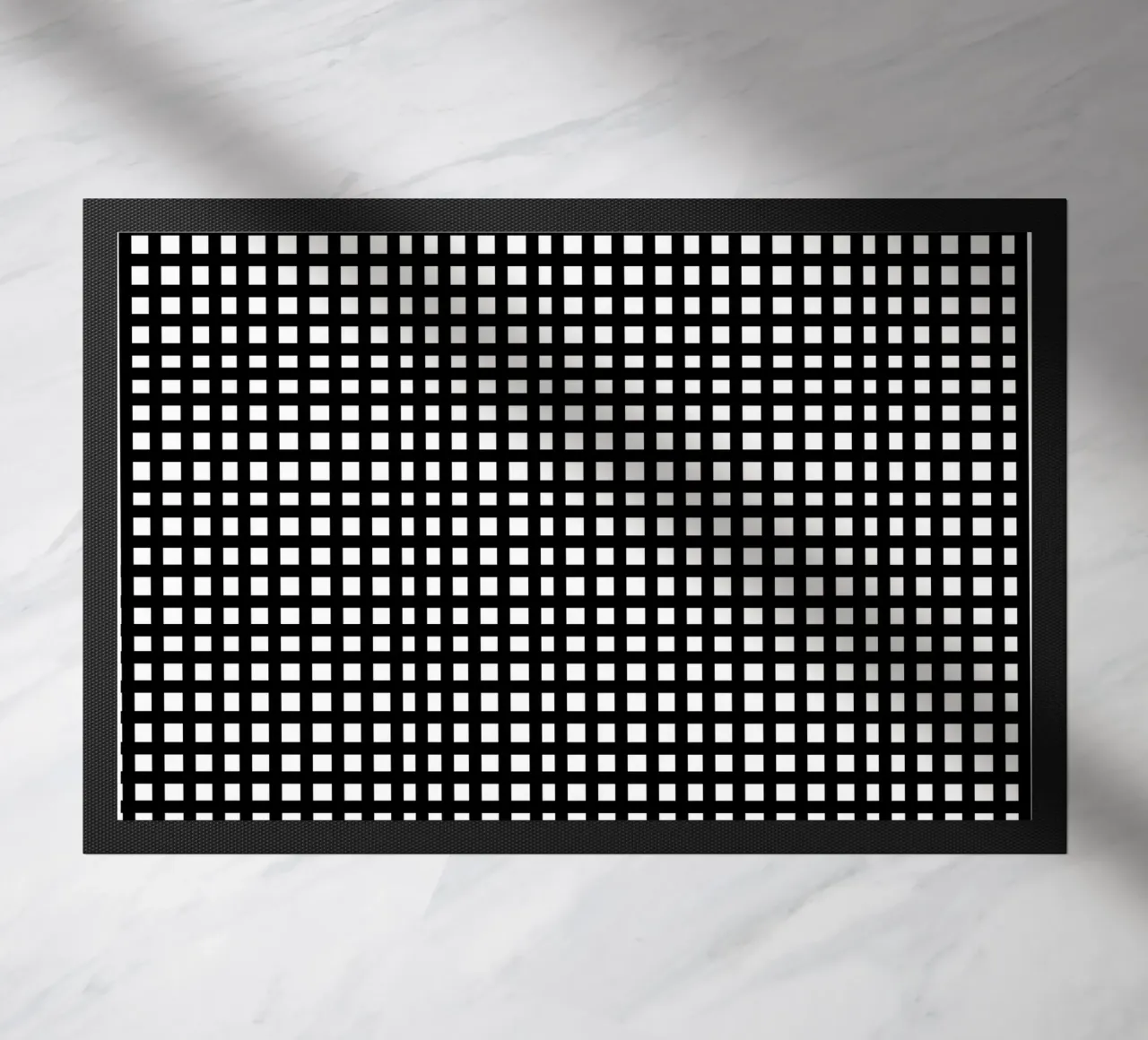 Black square mesh grid zerbino da baobabprintstore
