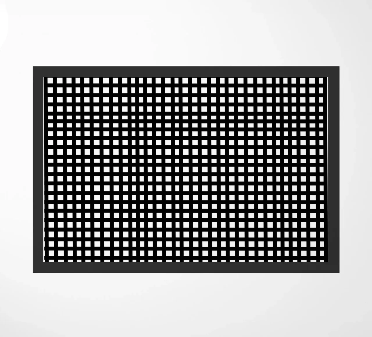 Black square mesh grid zerbino da baobabprintstore