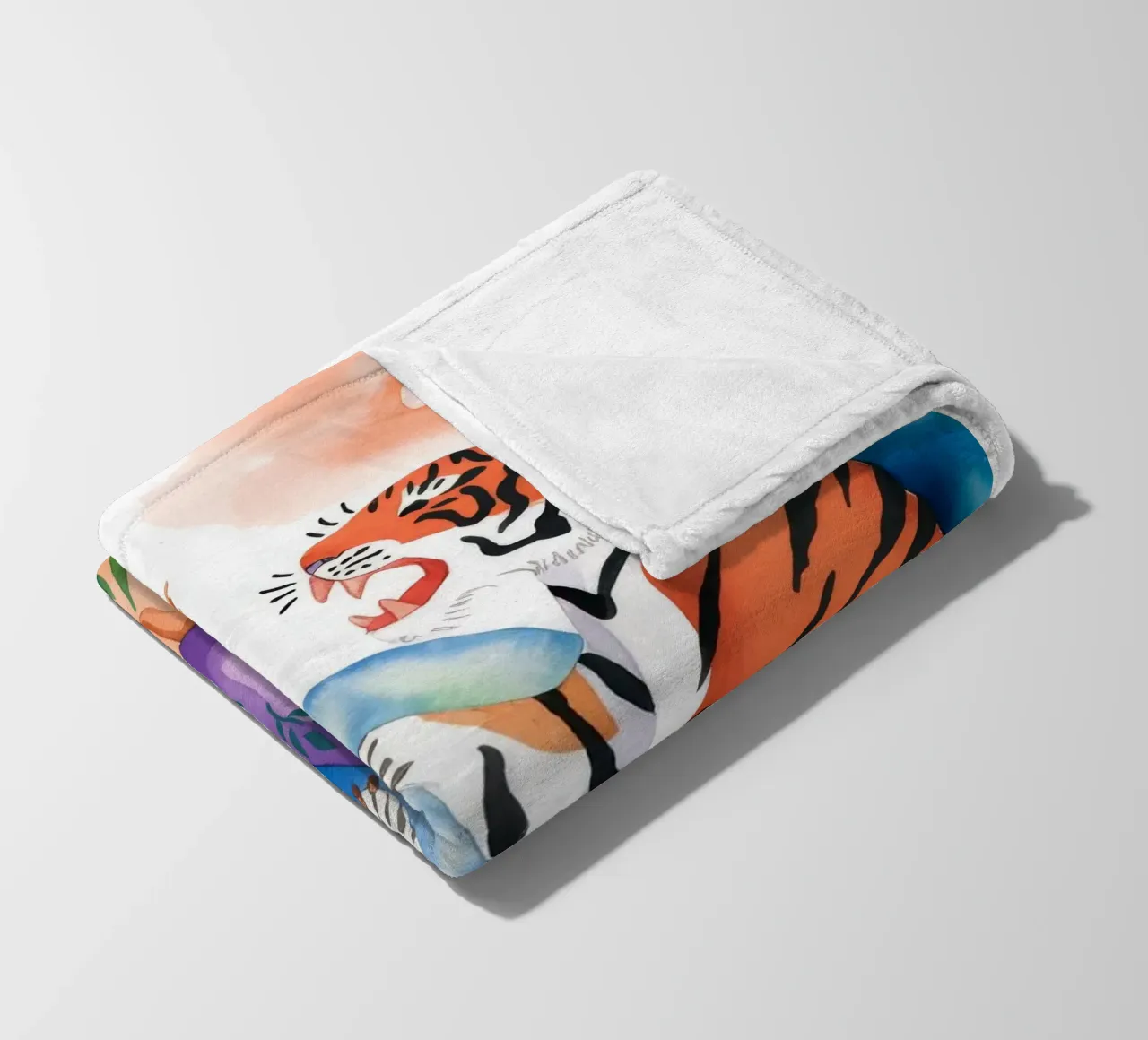 The Dance Harmony fleece blanket by Artie Shifa