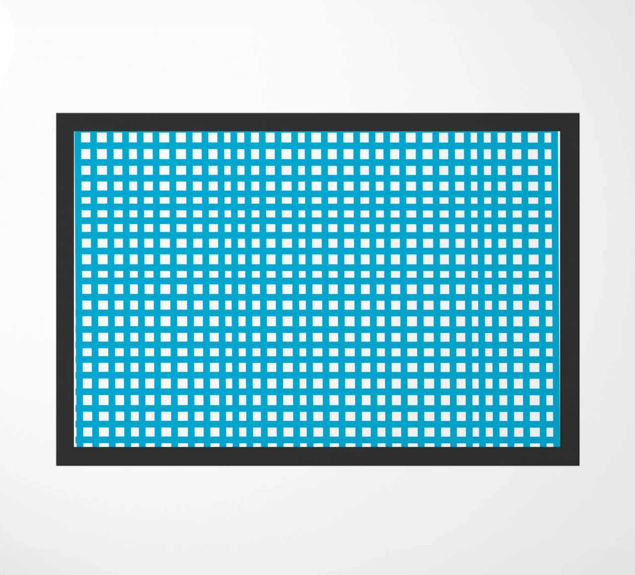Blue square mesh grid zerbino da baobabprintstore