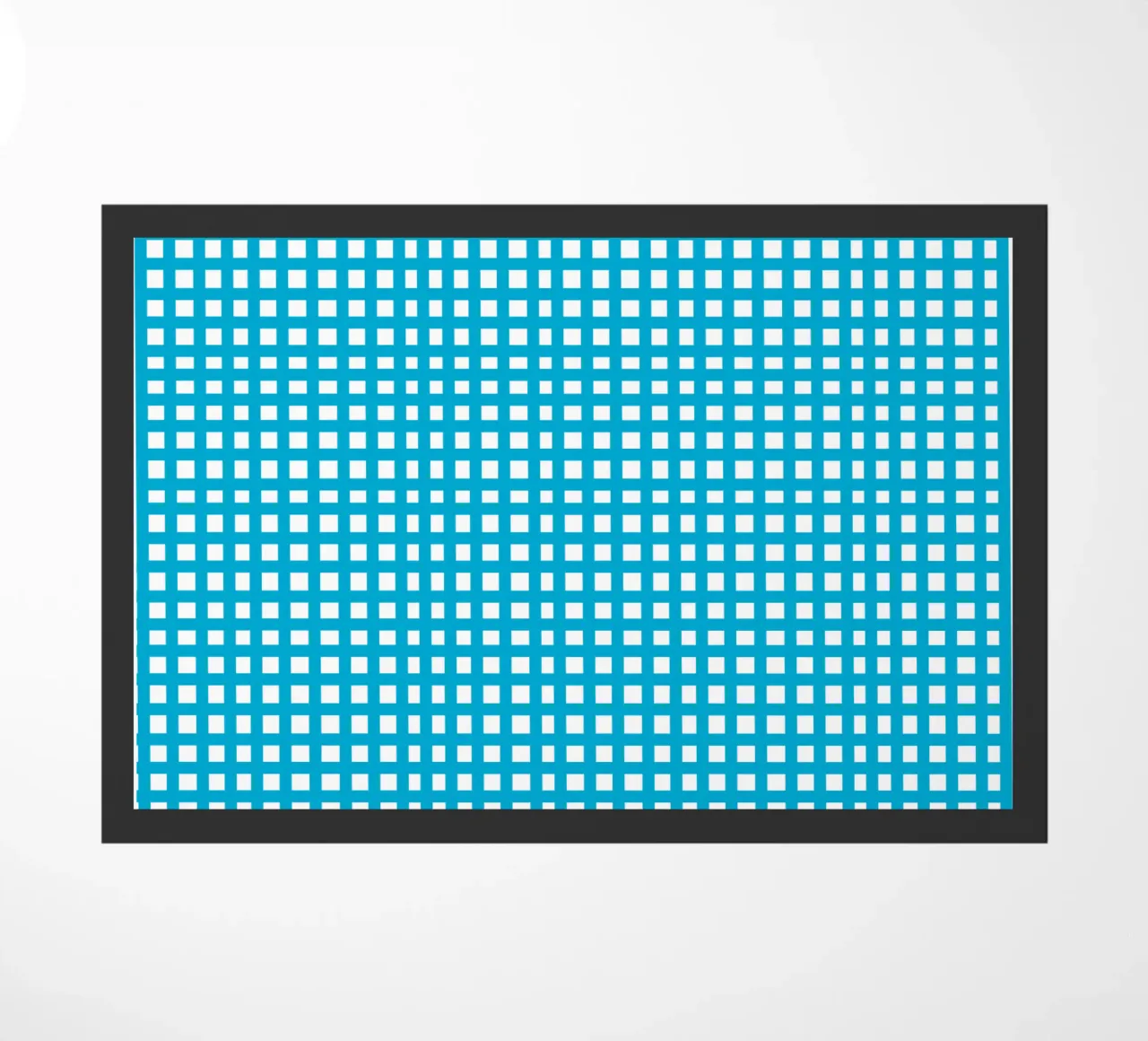 Blue square mesh grid zerbino da baobabprintstore
