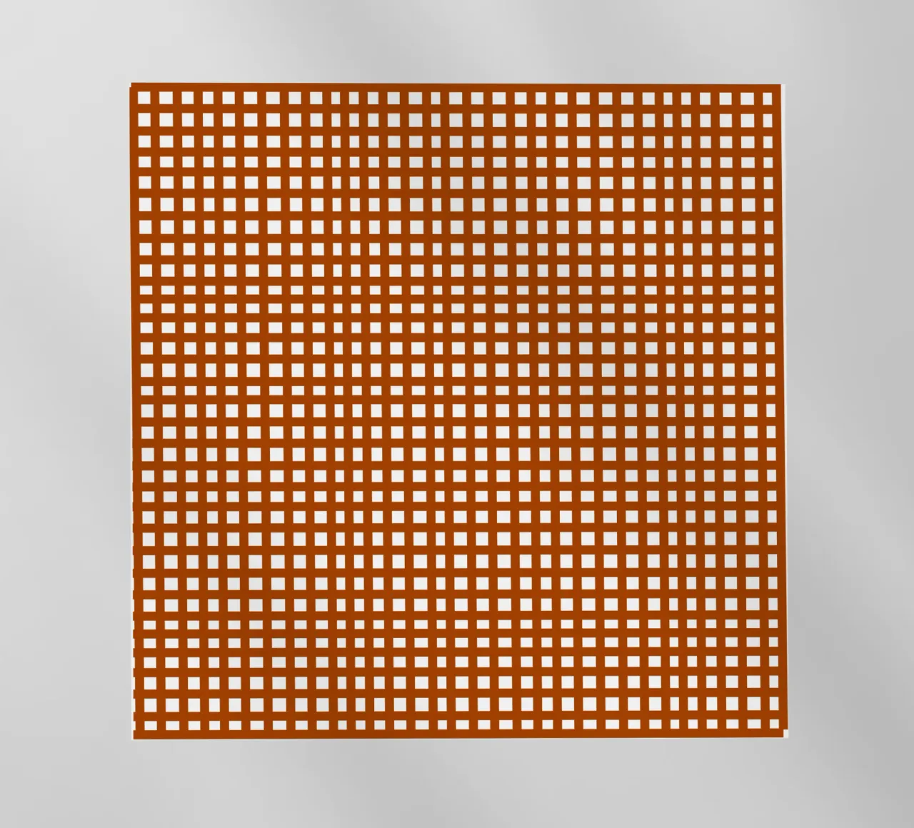Brown square mesh grid lámina retroiluminada de baobabprintstore