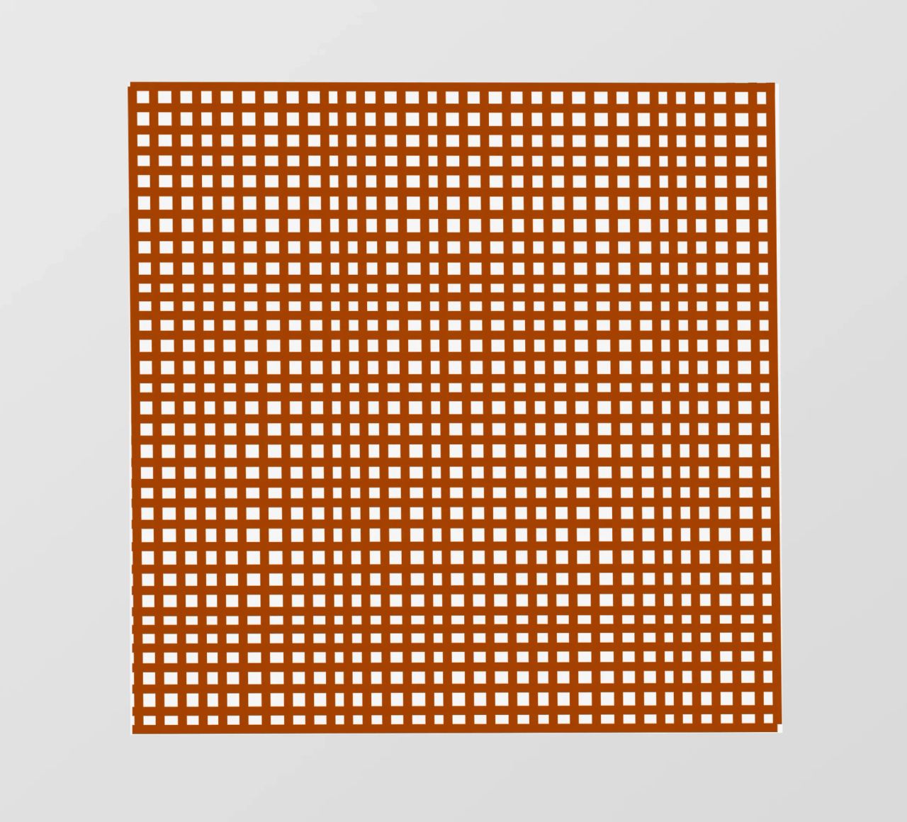 Brown square mesh grid pellicola backlit da baobabprintstore