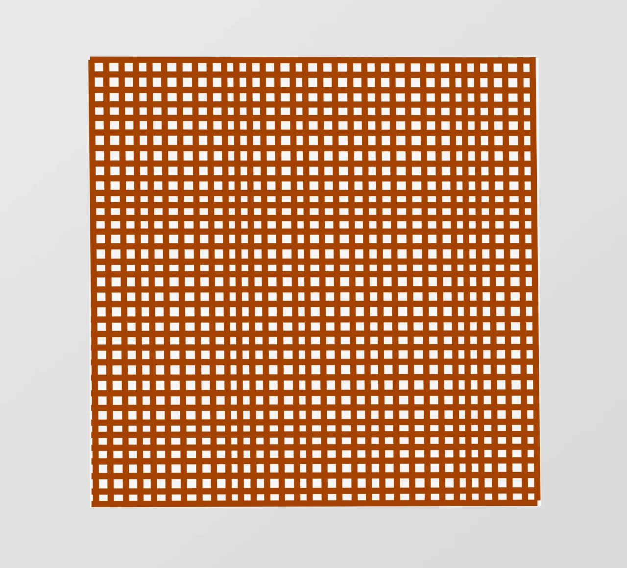 Brown square mesh grid pellicola backlit da baobabprintstore