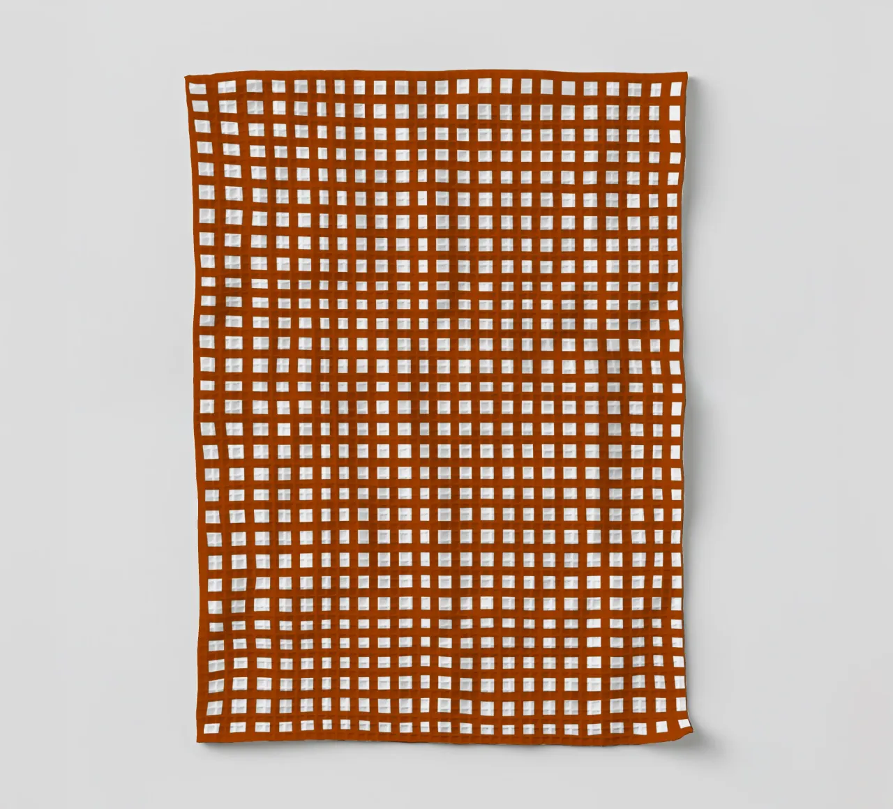 Brown square mesh grid canovaccio da cucina da baobabprintstore