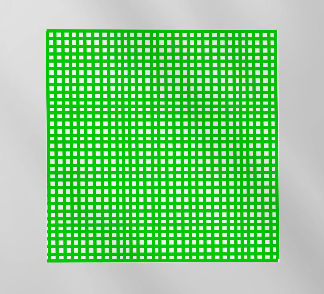 Green square mesh grid pellicola backlit da baobabprintstore