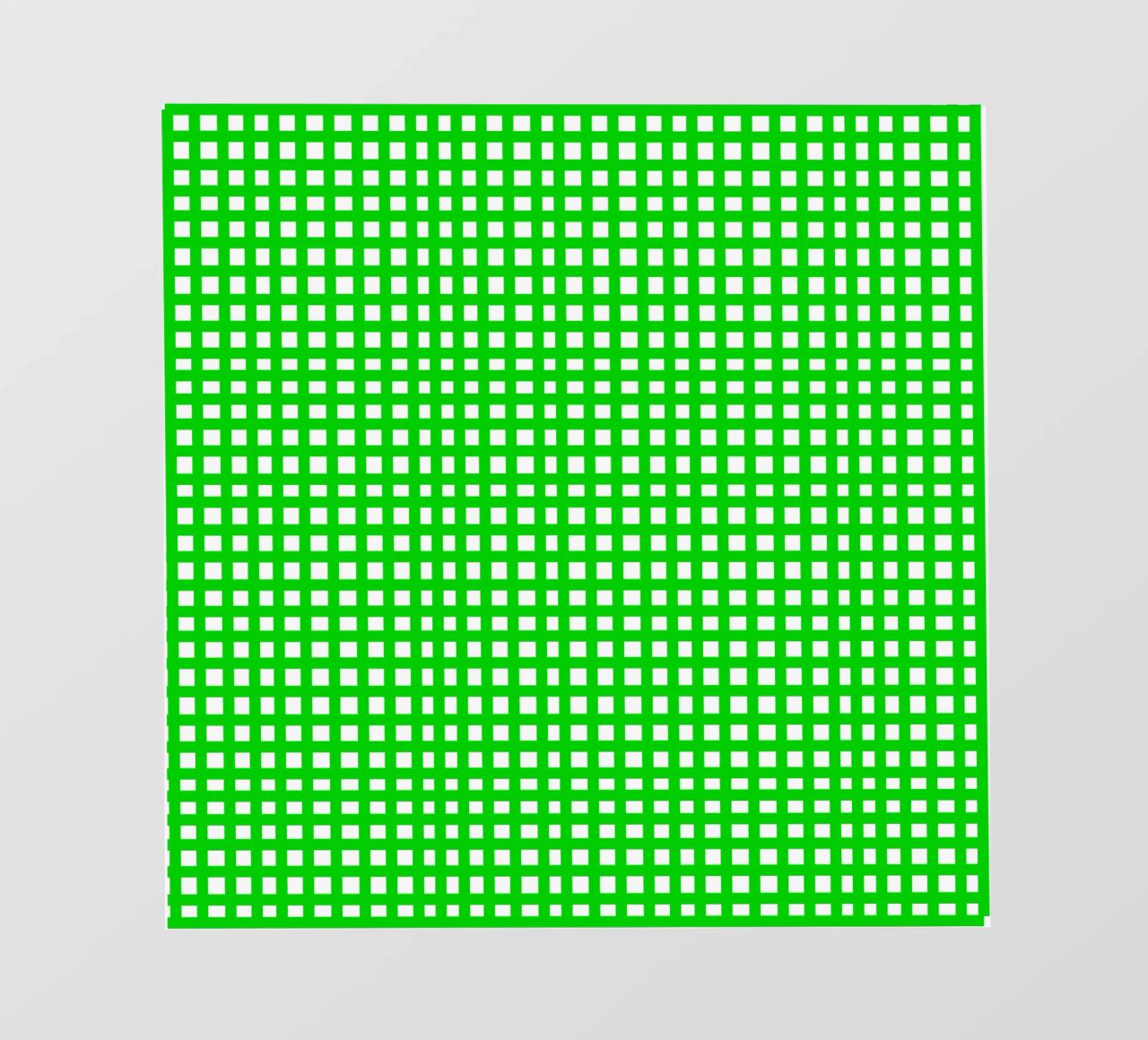 Green square mesh grid pellicola backlit da baobabprintstore