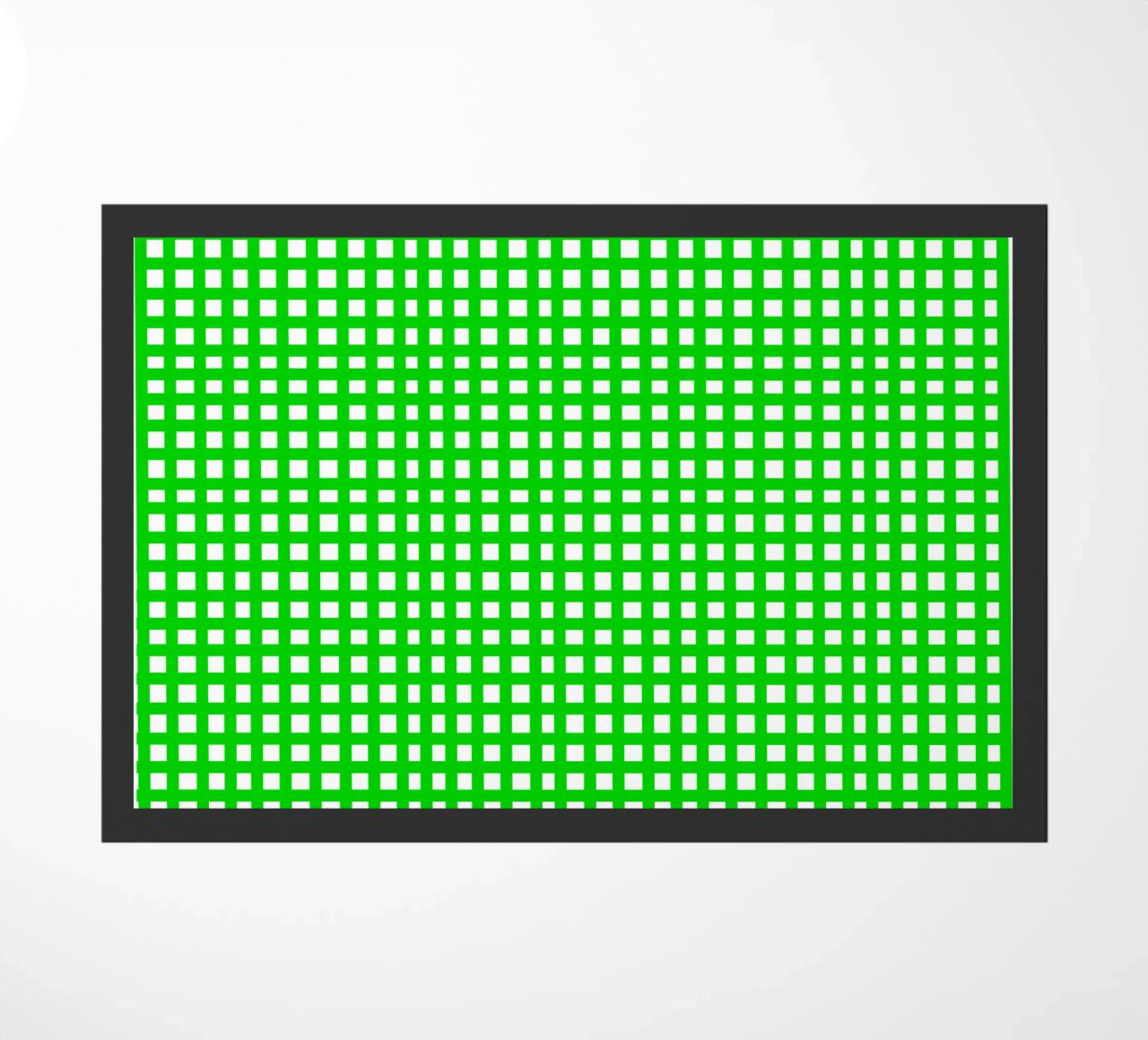 Green square mesh grid zerbino da baobabprintstore