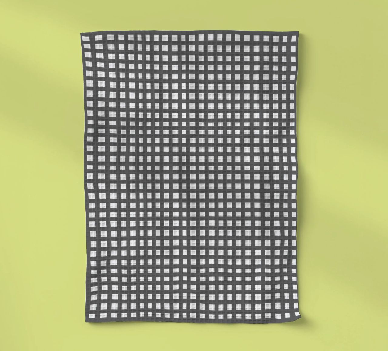 Grey square mesh grid canovaccio da cucina da baobabprintstore