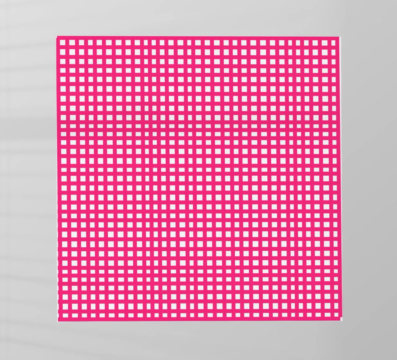 Pink square mesh grid pellicola backlit da baobabprintstore