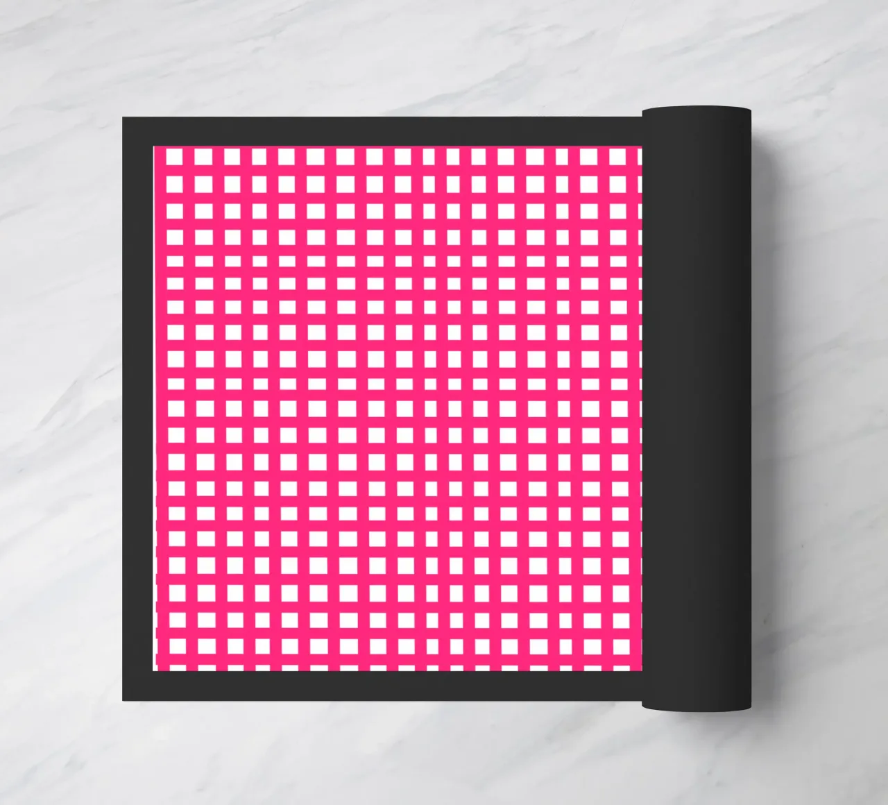 Pink square mesh grid zerbino da baobabprintstore