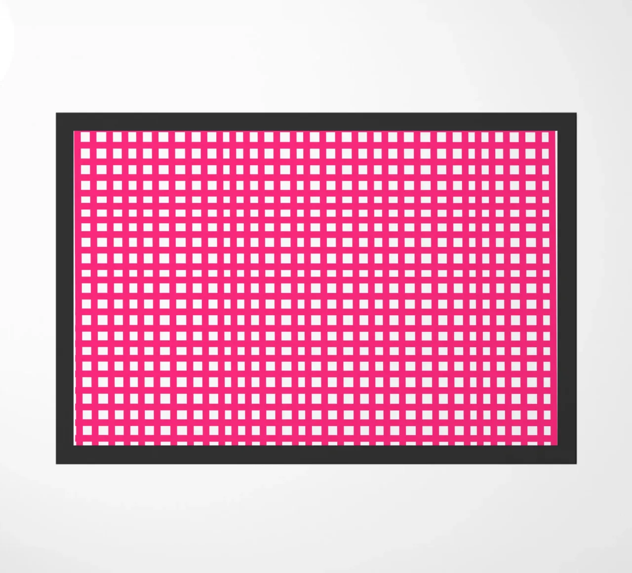 Pink square mesh grid zerbino da baobabprintstore