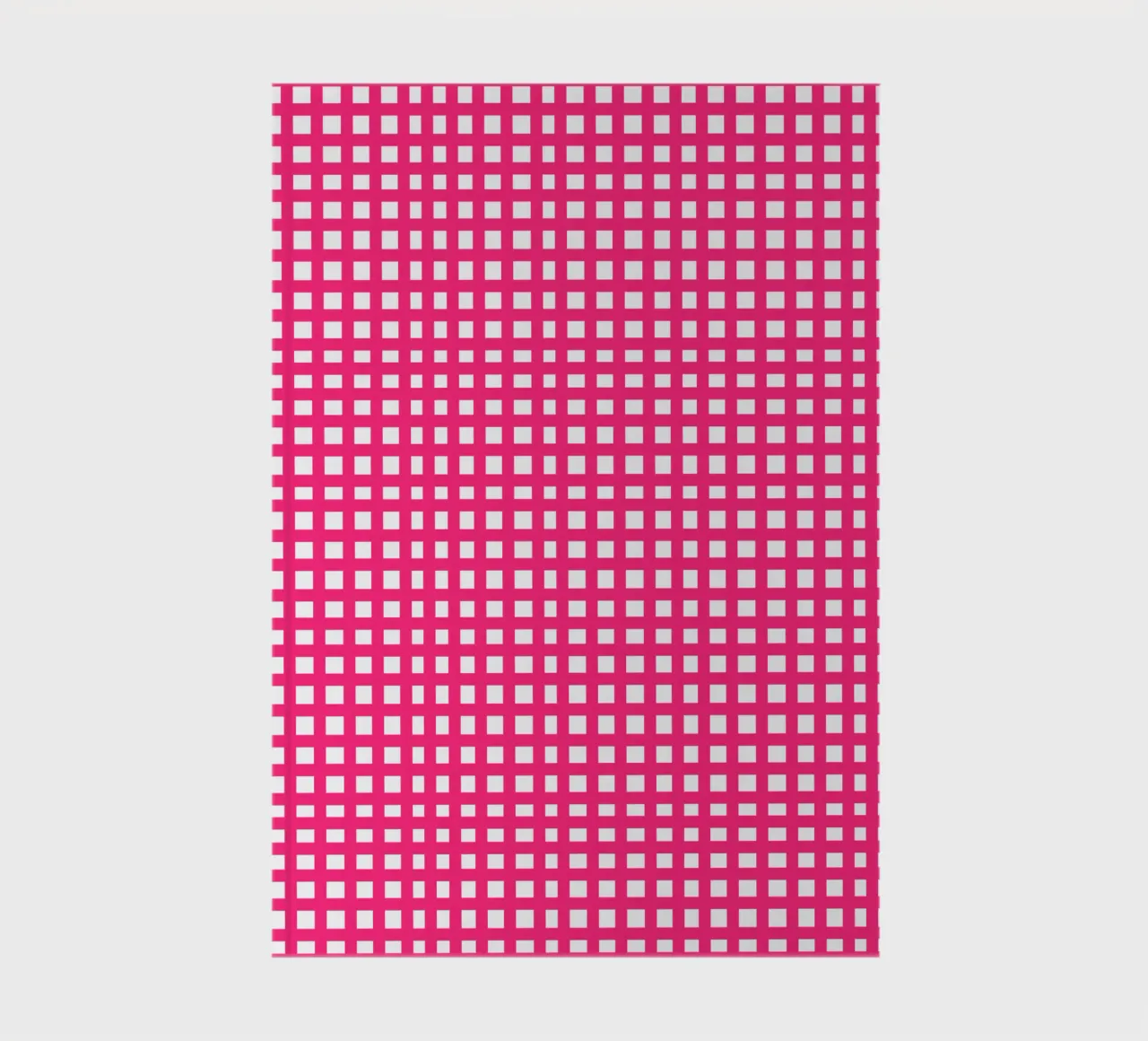 Pink square mesh grid diario da baobabprintstore