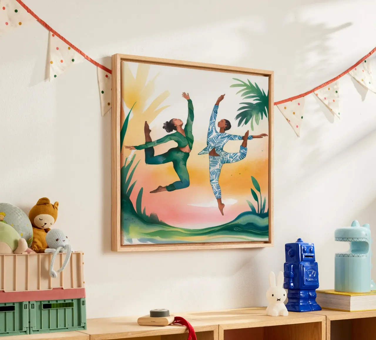 The Tropical Melody tela con Cornice a cassetta da Artie Shifa