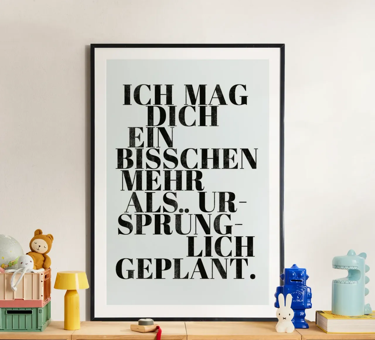Geplant poster con telaio in legno da typealive