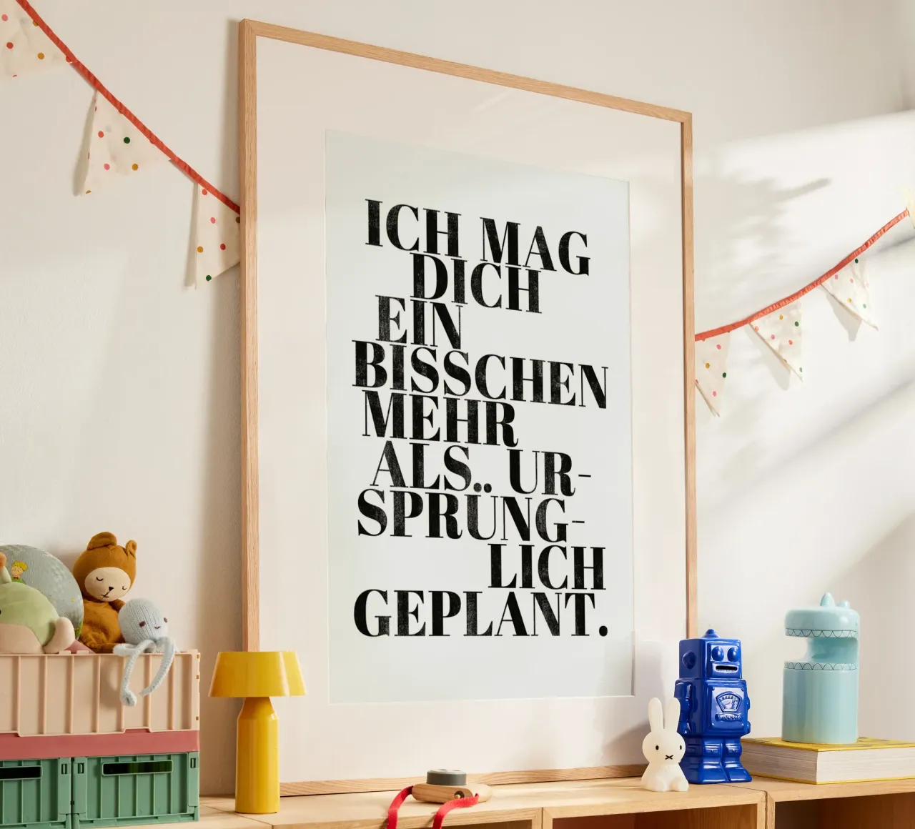 Geplant poster con telaio in legno da typealive