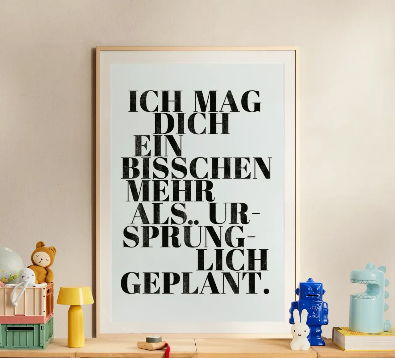 Geplant poster con telaio in legno da typealive