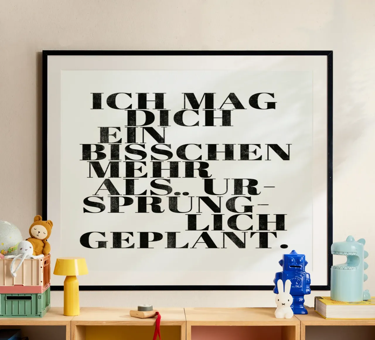 Geplant poster con telaio in legno da typealive