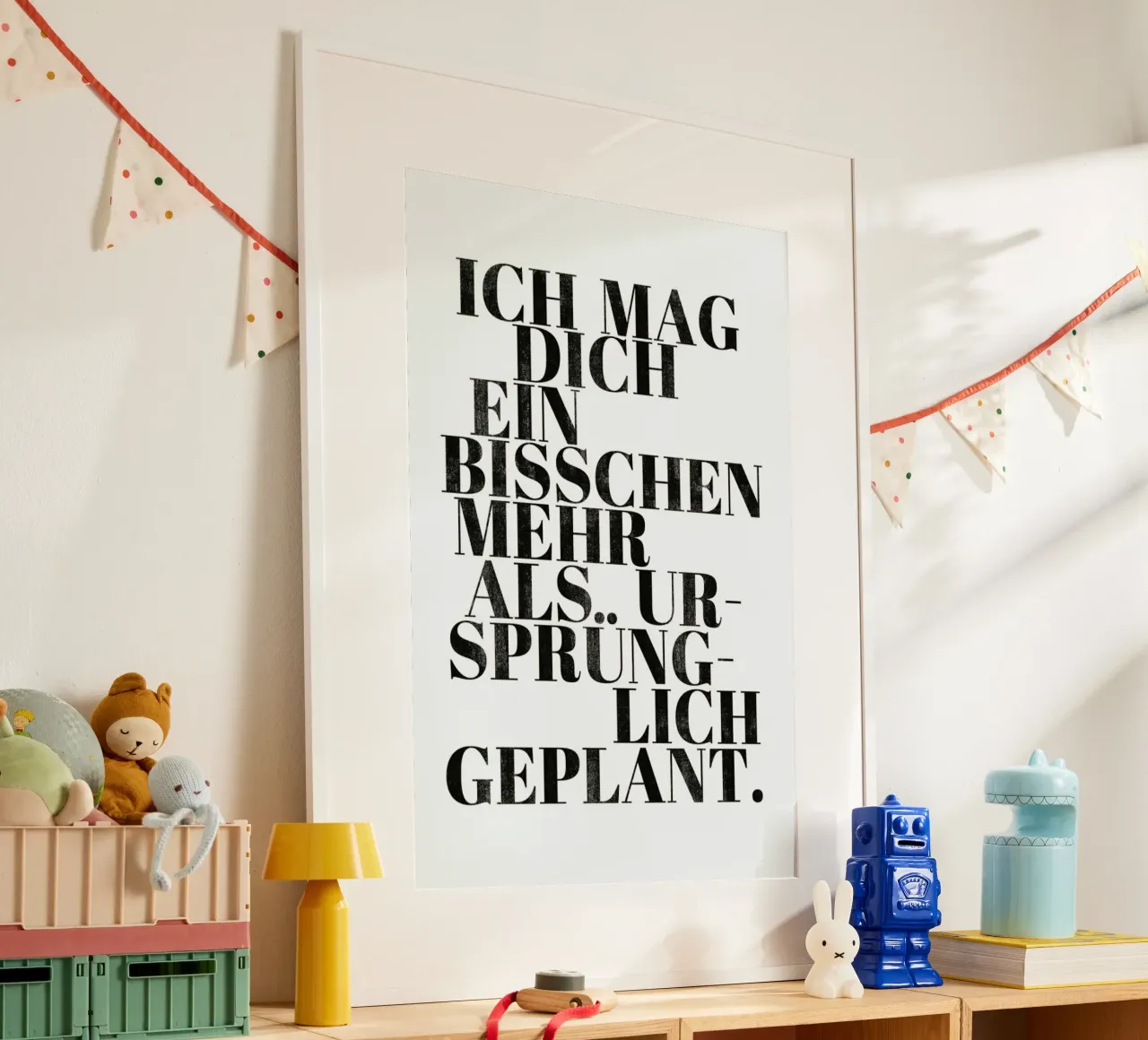 Geplant poster con telaio in legno da typealive