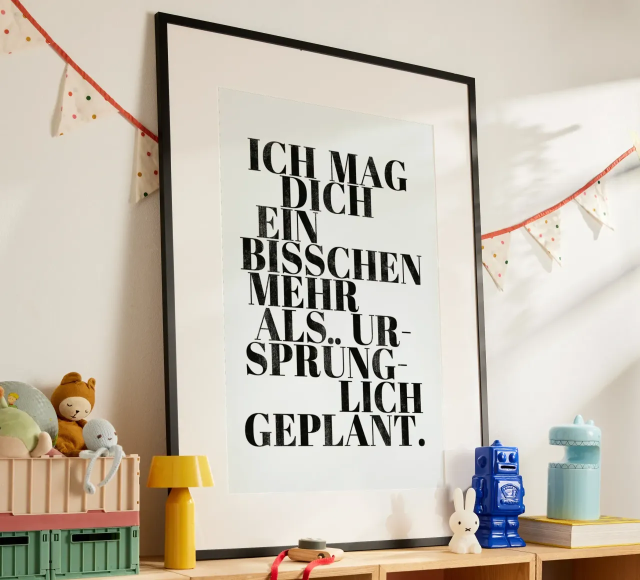 Geplant poster con telaio in legno da typealive