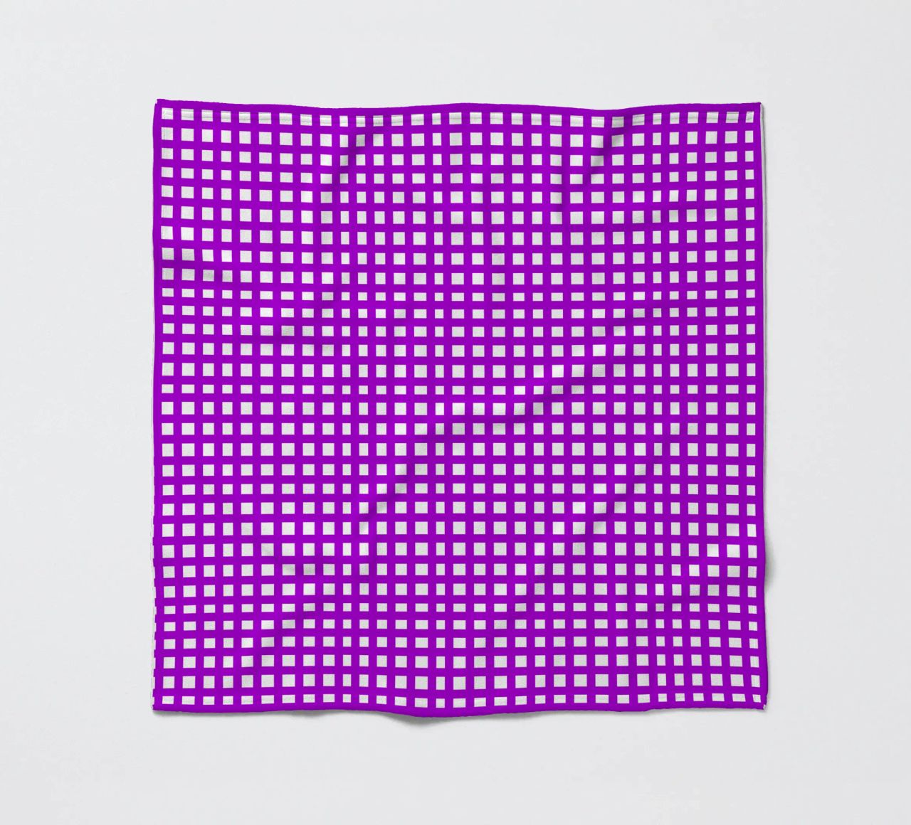 Purple square mesh grid coperta in pile da baobabprintstore