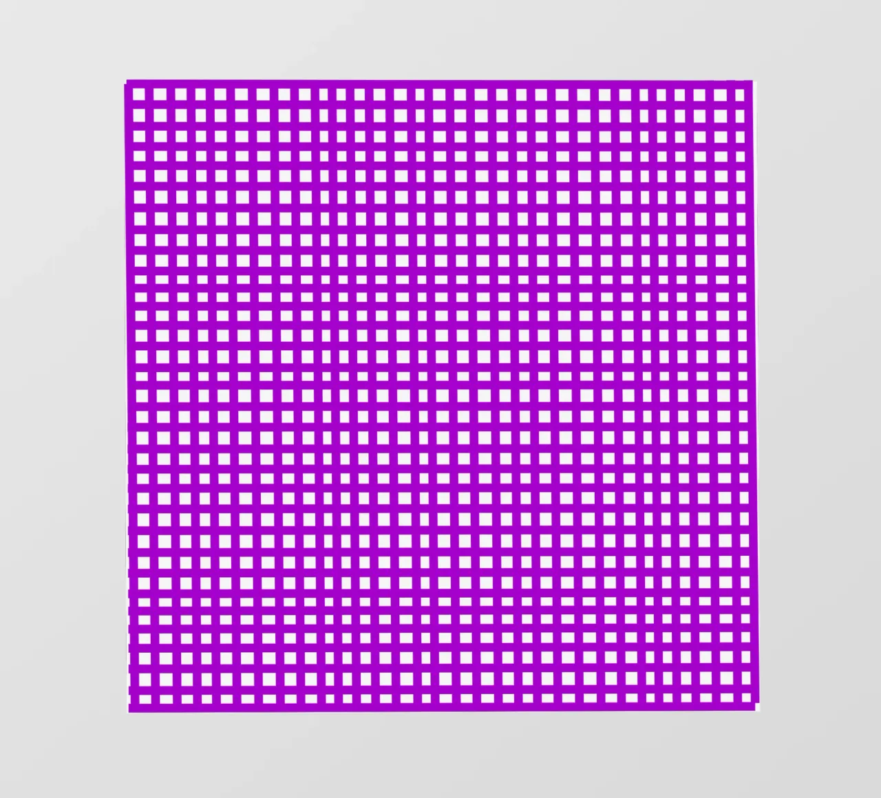 Purple square mesh grid telo in pvc da baobabprintstore