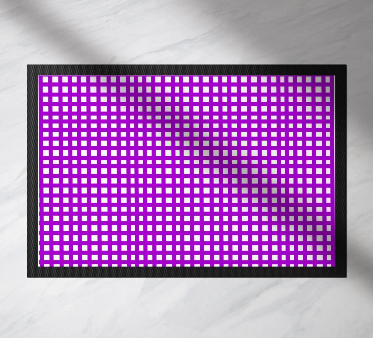 Purple square mesh grid zerbino da baobabprintstore
