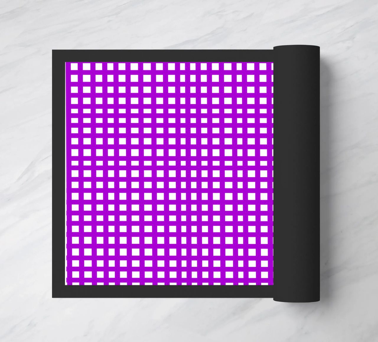 Purple square mesh grid zerbino da baobabprintstore