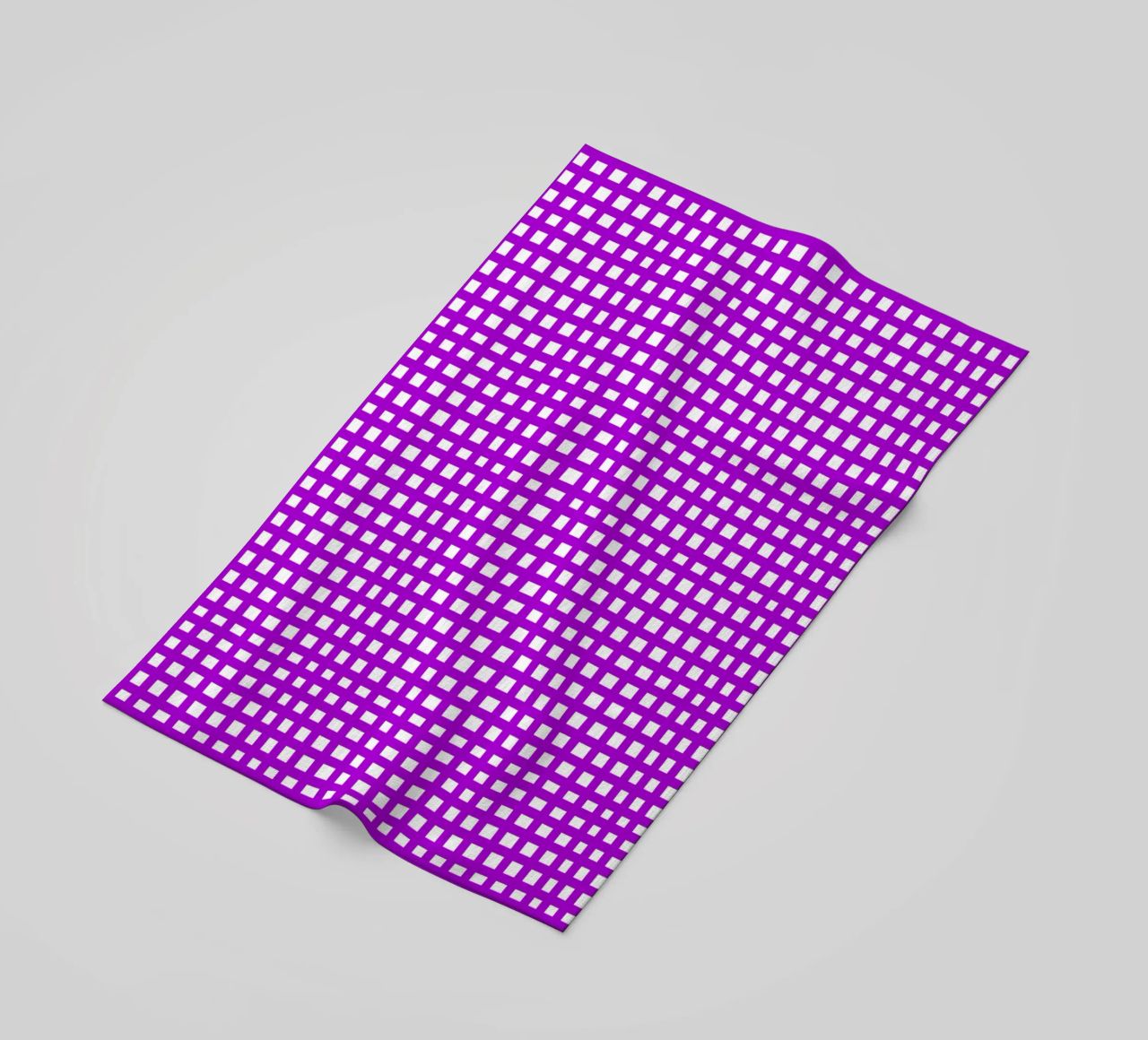 Purple square mesh grid telo mare da baobabprintstore