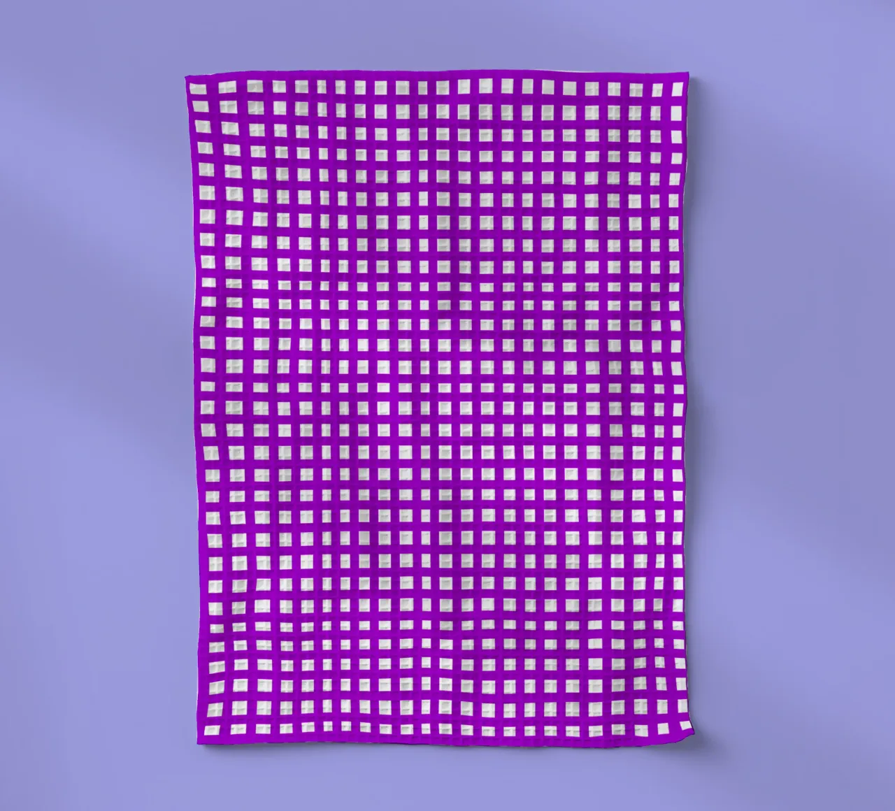 Purple square mesh grid canovaccio da cucina da baobabprintstore