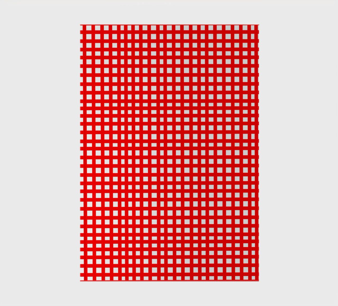 Red square mesh grid diario da baobabprintstore