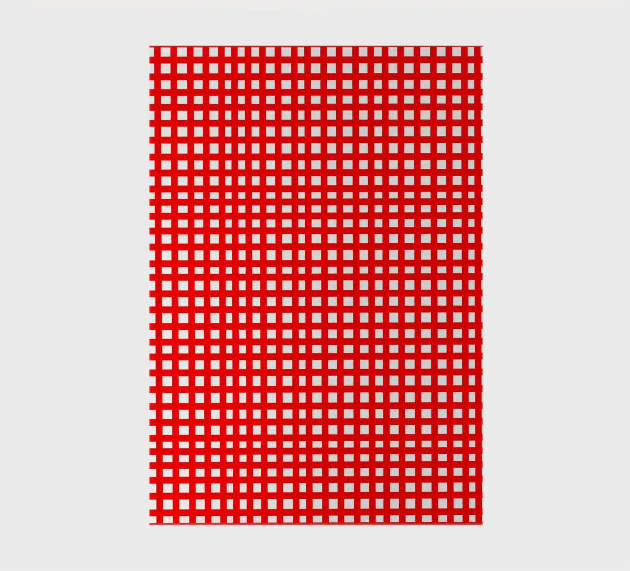 Red square mesh grid notebook by baobabprintstore