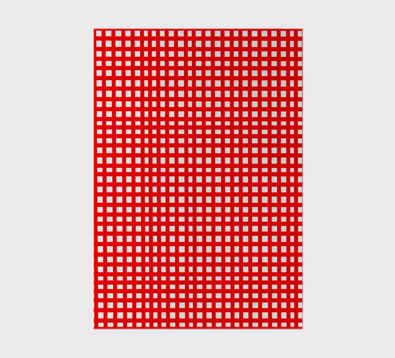 Red square mesh grid diario da baobabprintstore