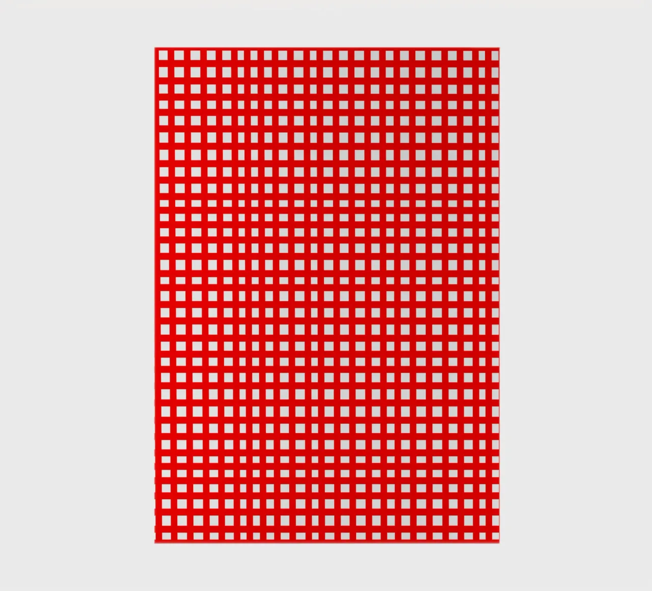 Red square mesh grid notebook by baobabprintstore