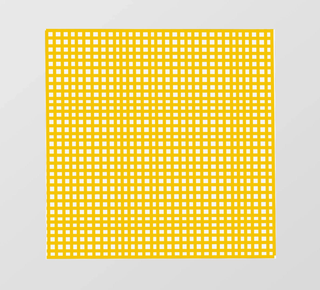 Yellow square mesh grid pellicola backlit da baobabprintstore