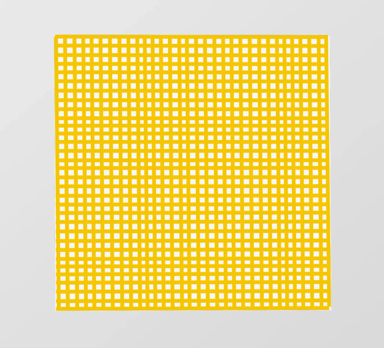 Yellow square mesh grid pellicola backlit da baobabprintstore
