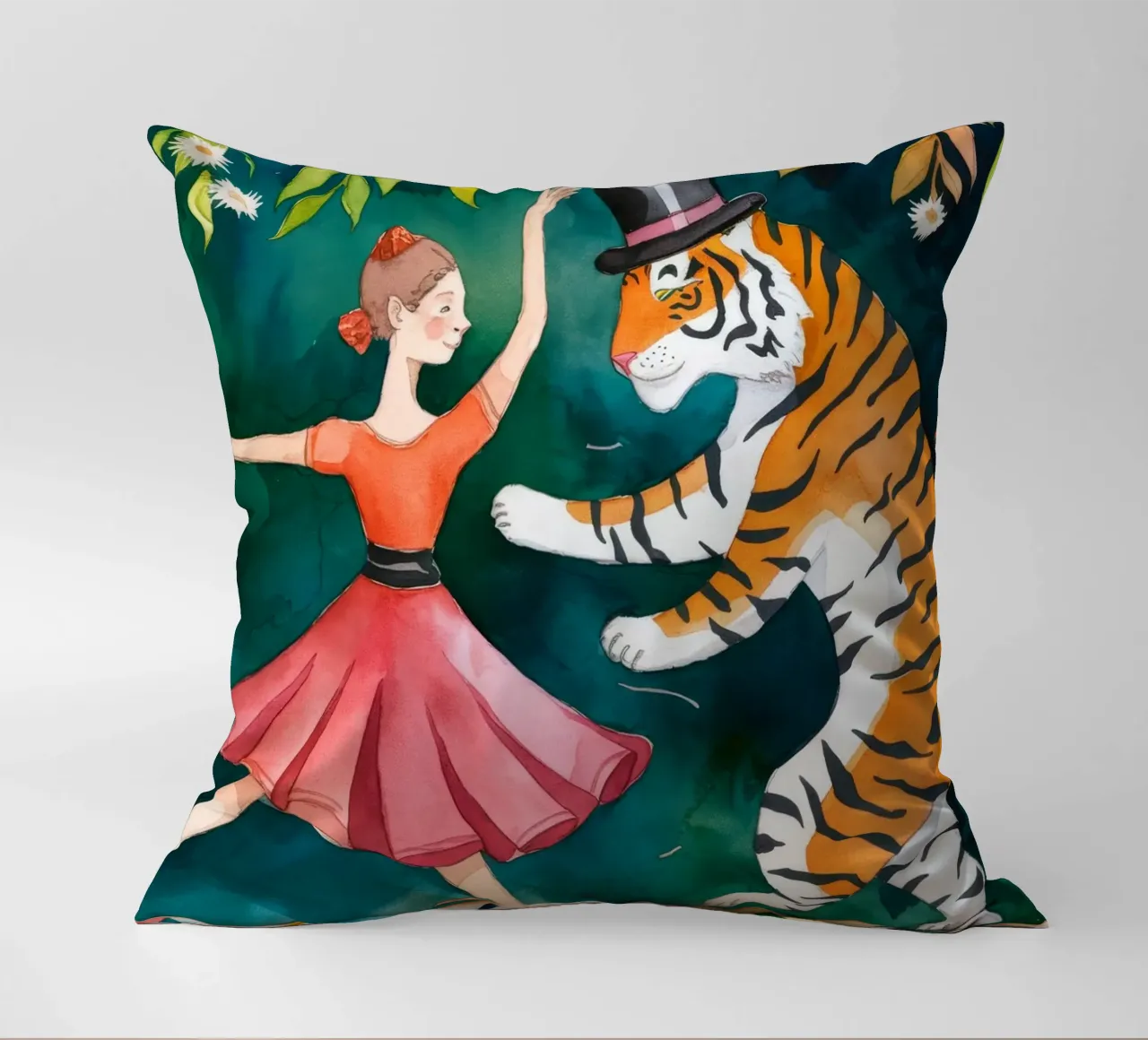 The Whimsical Elegance cuscino da Artie Shifa