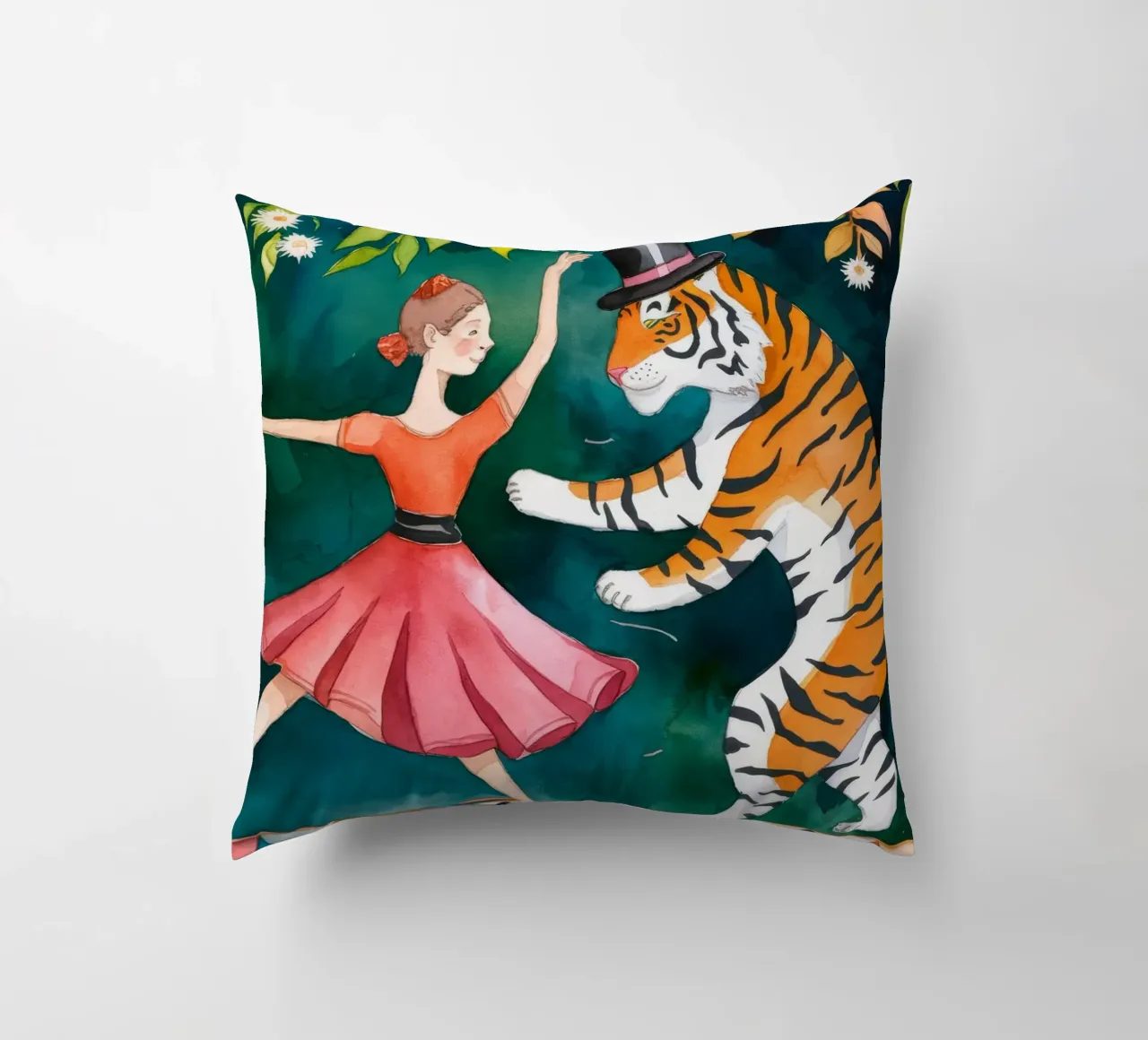 The Whimsical Elegance cuscino da Artie Shifa