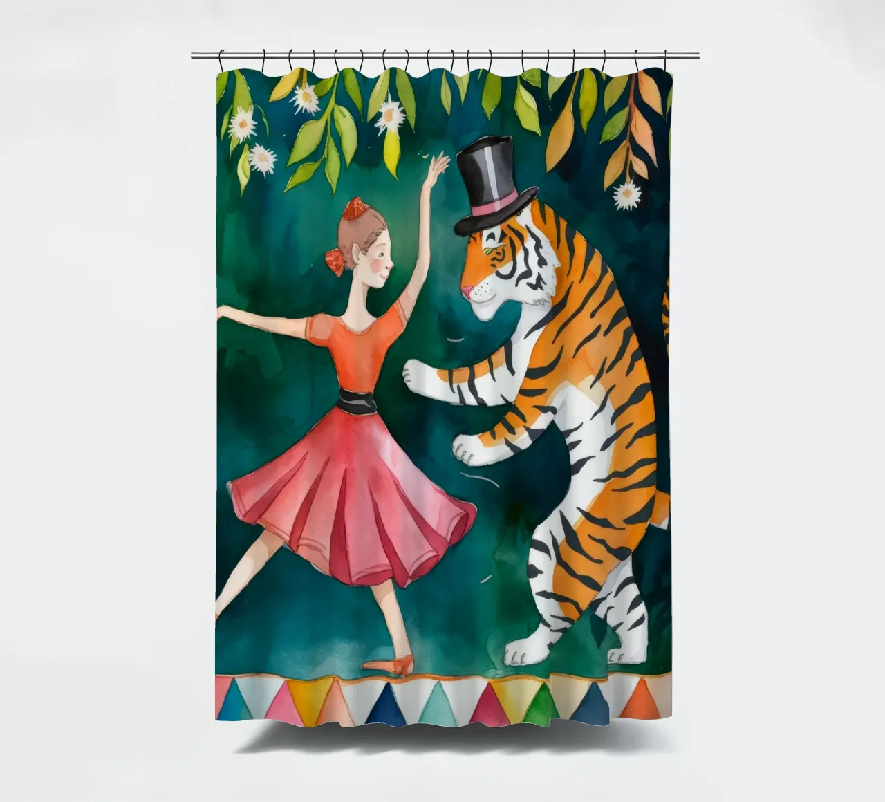 The Whimsical Elegance Duschvorhang von Artie Shifa