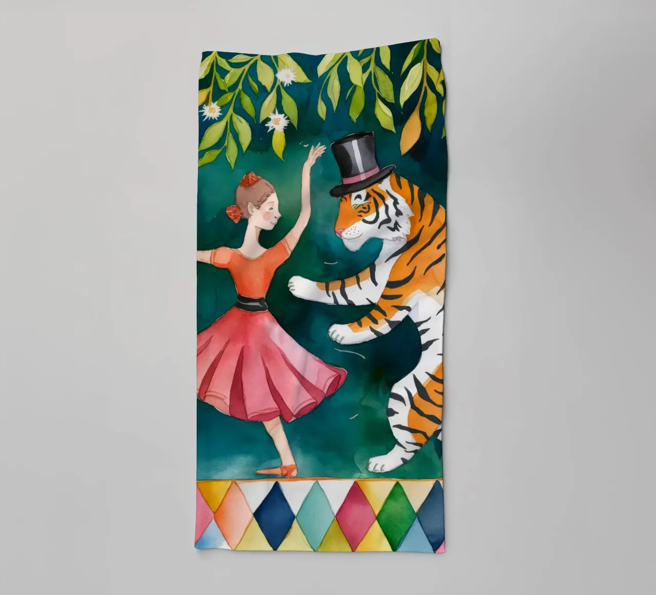 The Whimsical Elegance asciugamano da bagno da Artie Shifa