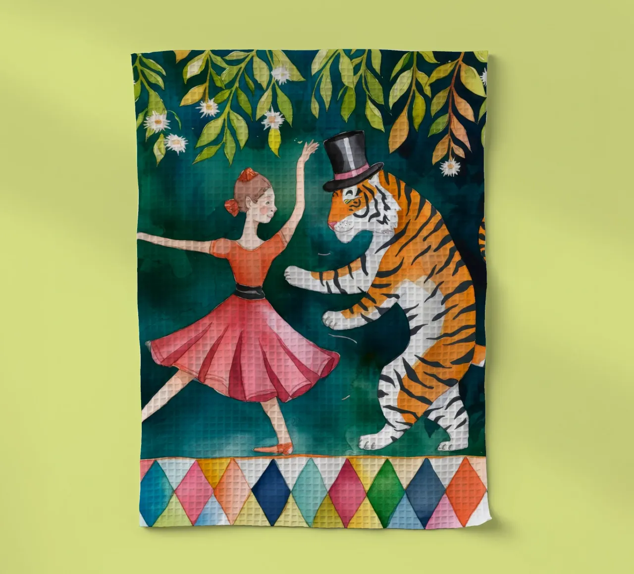 The Whimsical Elegance canovaccio da cucina da Artie Shifa