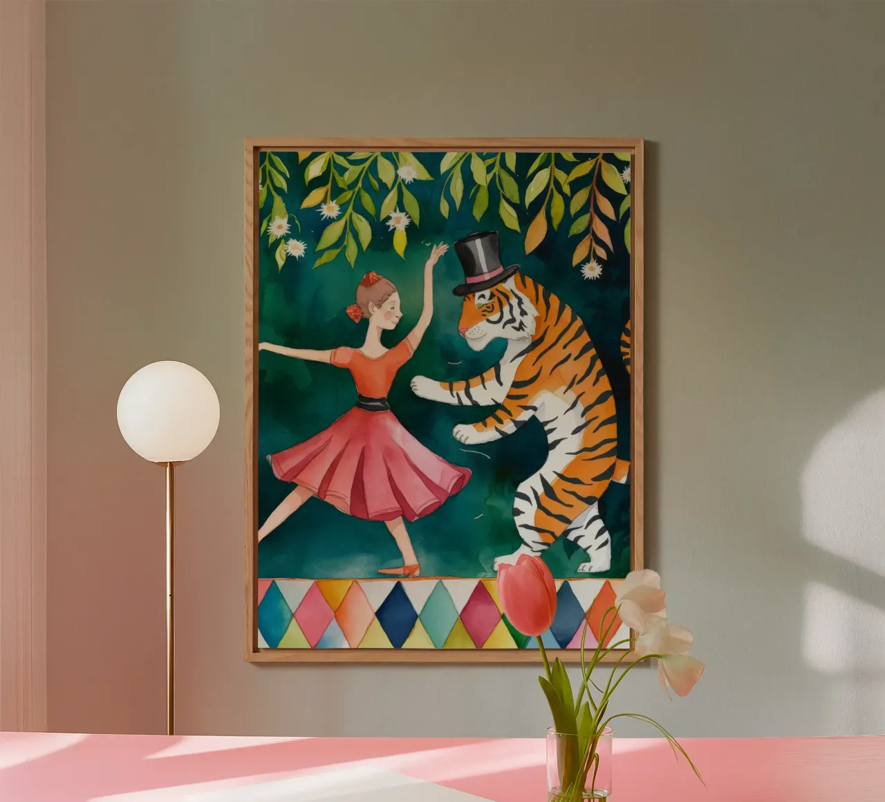 The Whimsical Elegance alluminio dibond da Artie Shifa