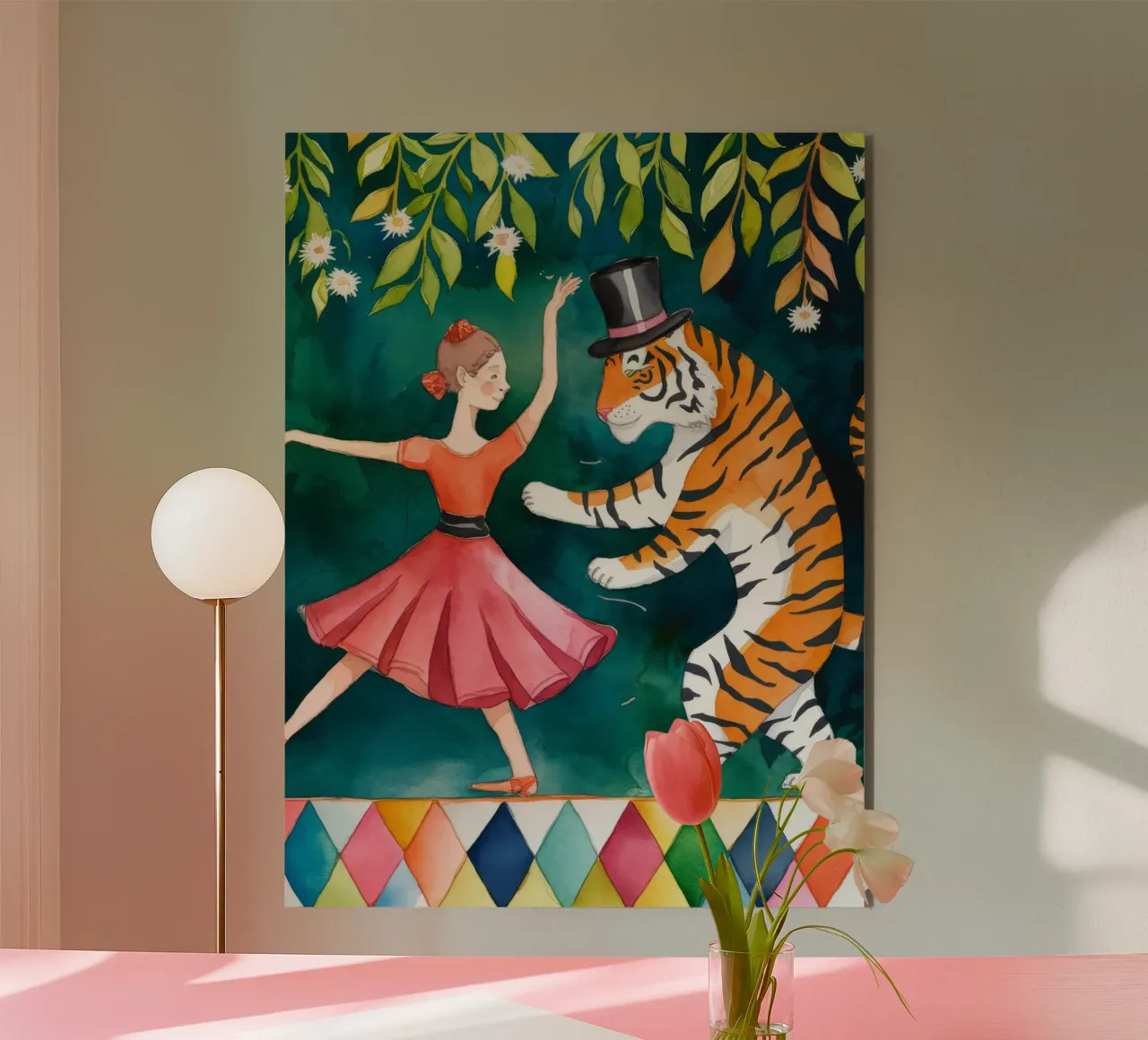The Whimsical Elegance alluminio dibond da Artie Shifa