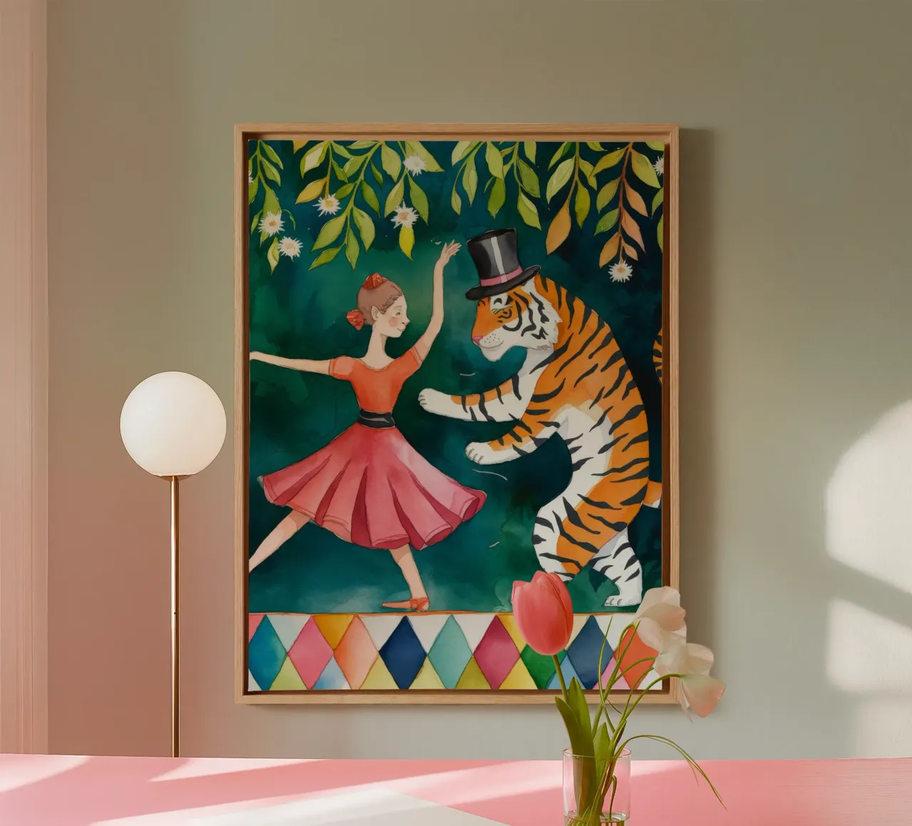 The Whimsical Elegance Leinwand von Artie Shifa