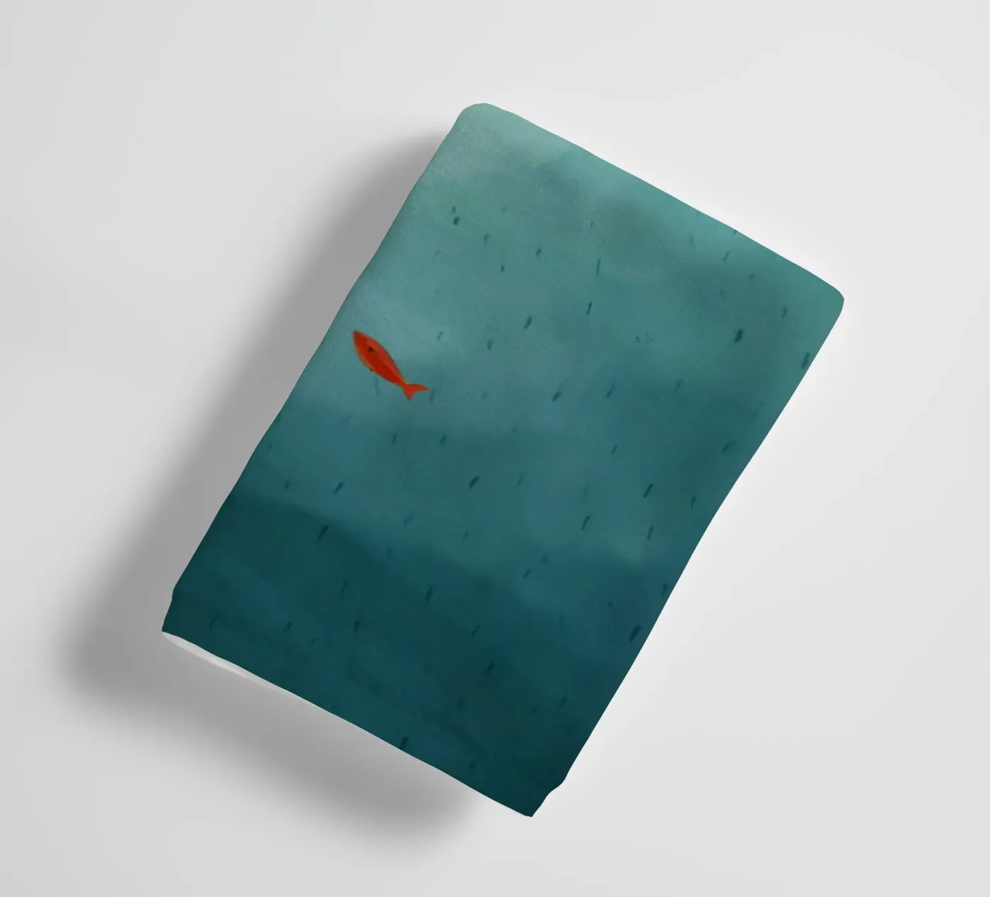 Little Red Boat badhanddoek van Indigo Rain