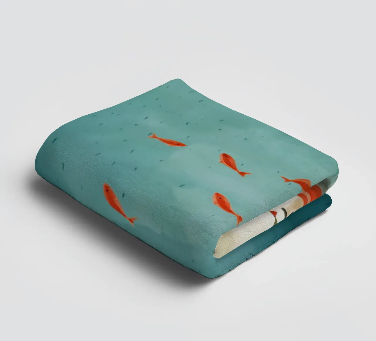 Rood bootje badhanddoek van Indigo Rain