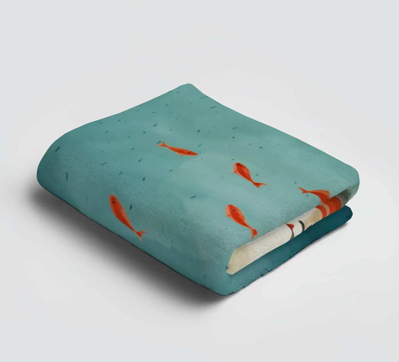 Rood bootje badhanddoek van Indigo Rain